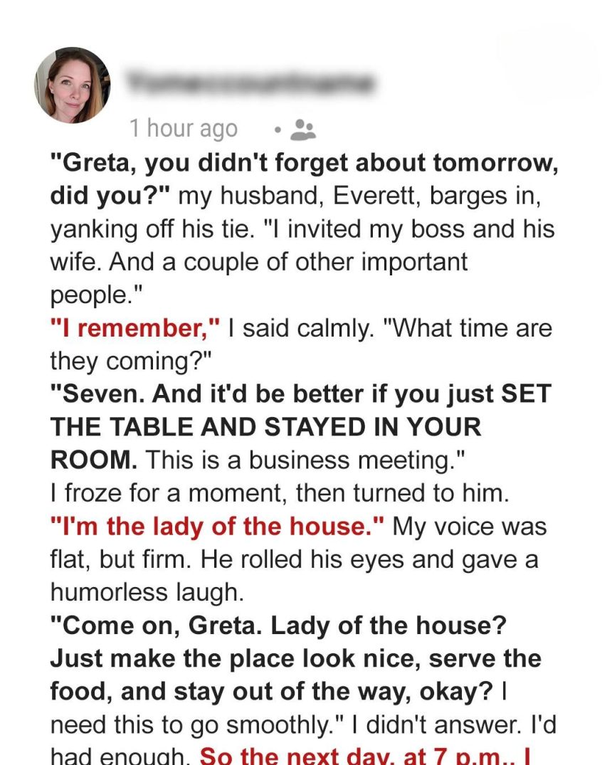 Told to Hide During Dinner — I Made My Move Instead 1 Usa People Told to Hide During Dinner — I Made My Move Instead