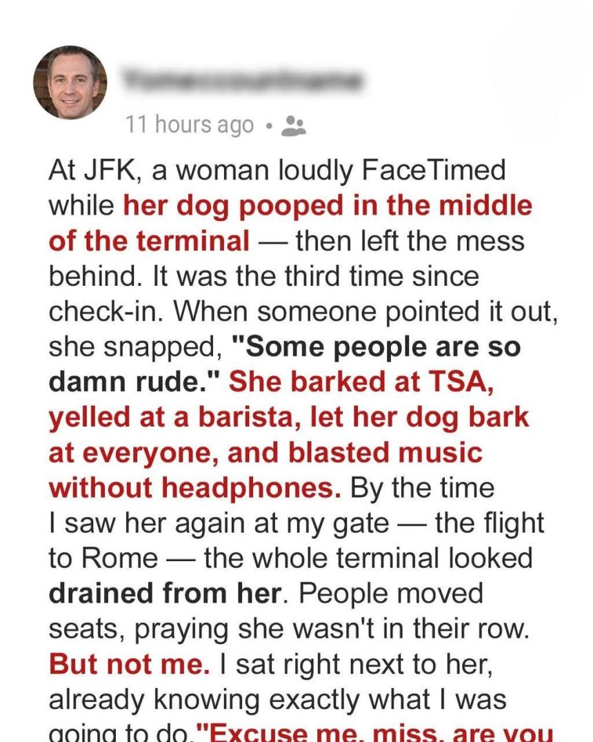 Selfish Dog Owner Turned the Airport Into Chaos — Until I Taught Her a Lesson 1 Usa People Selfish Dog Owner Turned the Airport Into Chaos — Until I Taught Her a Lesson