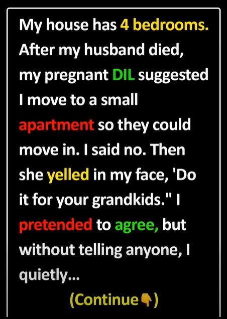 My DIL Demanded I Move Out So She Could Move in—I Had Other Plans