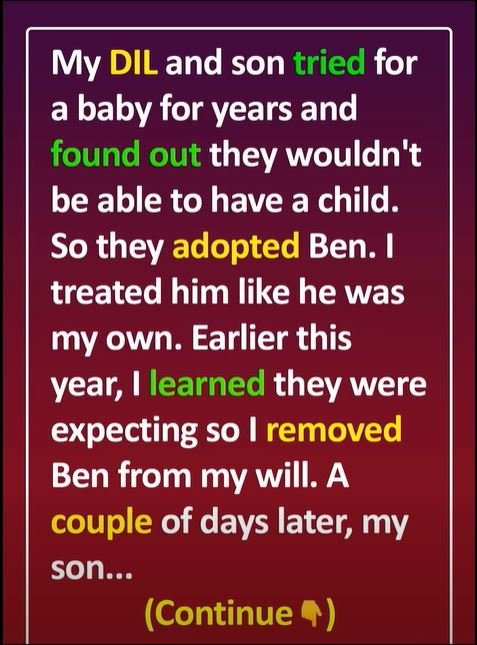 I Refused to Leave My Legacy to My Adopted Grandkid—He’s Not My Real Family