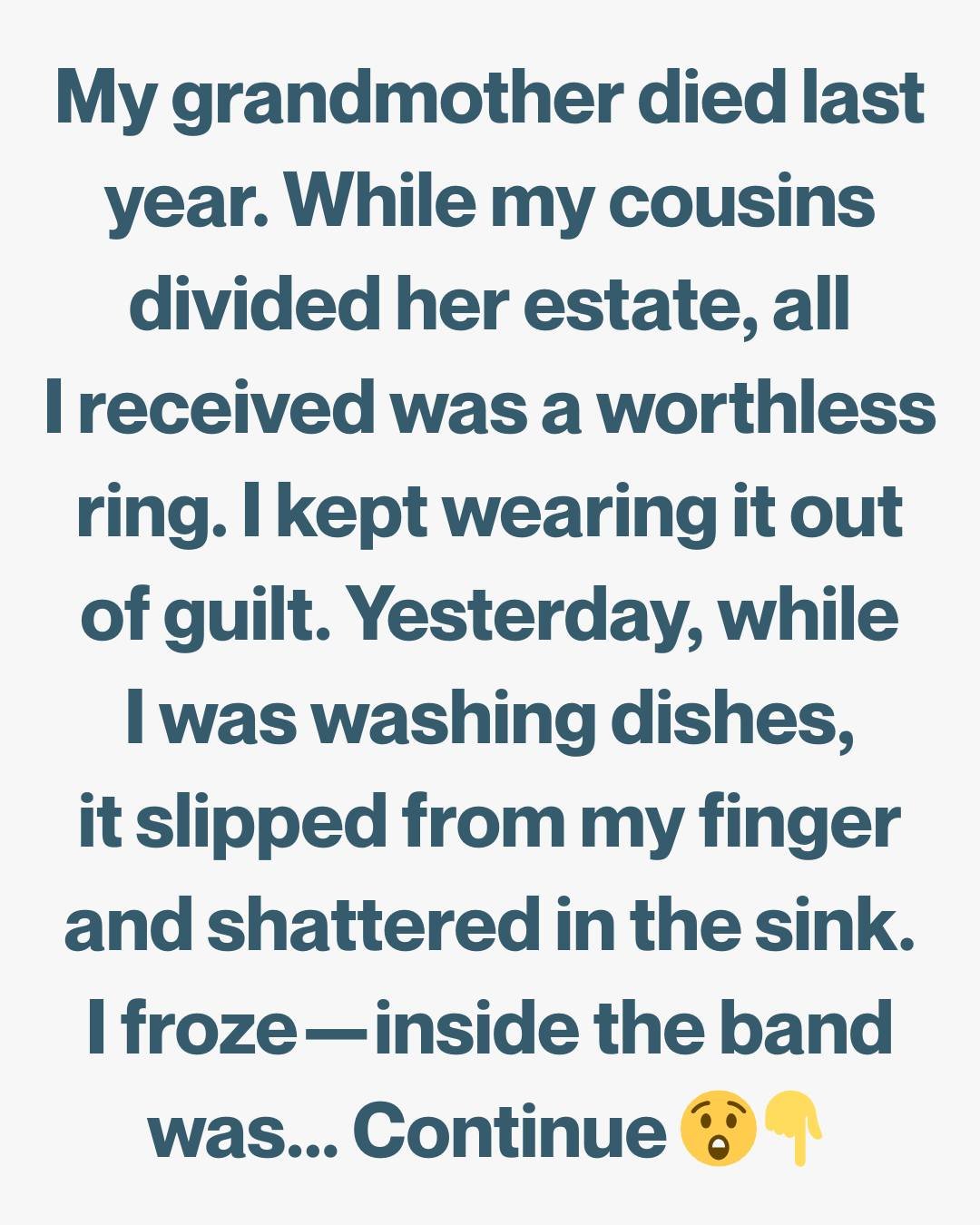 The “Worthless” Ring That Held My Grandmother’s Last Secret