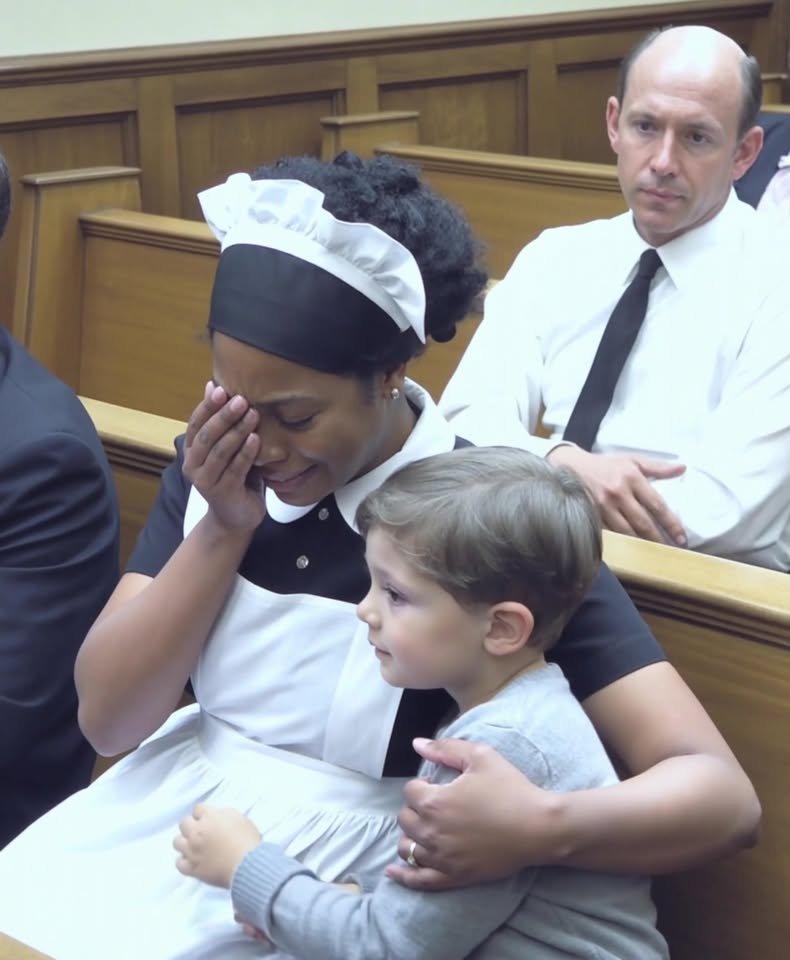 The Maid Stood Before The Judge Without A Lawyer — Until The Billionaire’s Son Stepped Forward With A Secret.