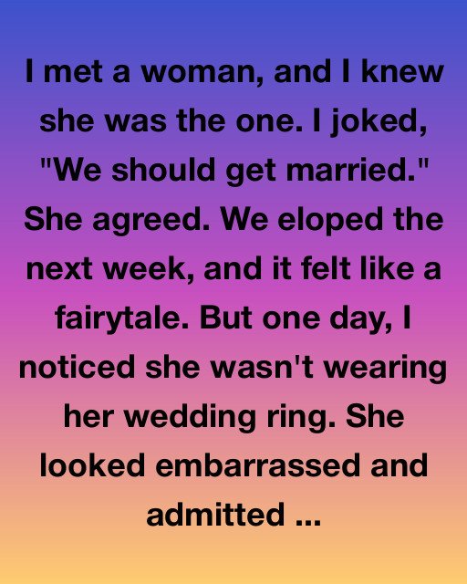 The Ring She Never Wore