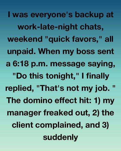 The Day I Finally Said “No” And Everything Fell Apart… Then Came Back Together