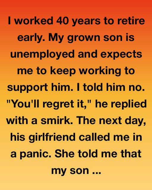 I Told My Son No. Then His Girlfriend Called Me Crying