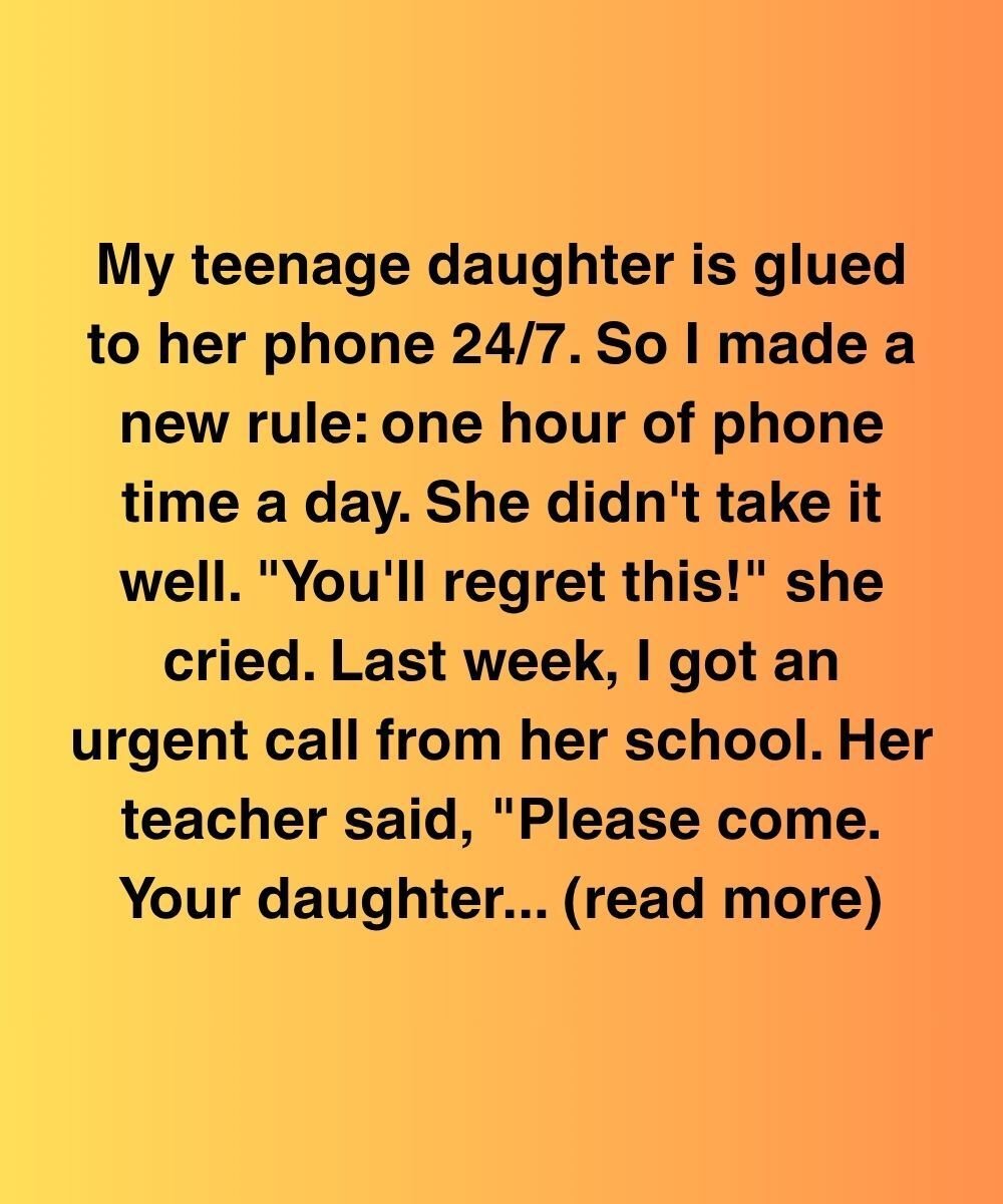 My Daughter Said “You’ll Regret This” — Then Her Teacher Called Me In Tears