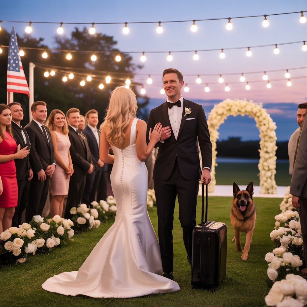 At my wedding day, my police-trained shepherd bit the groom—and what i found in his suitcase three days later made my hand let go of the ring. Los Angeles looked stolen from a magazine—