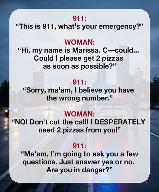 “I Need Two Pizzas” — A Call That Saved Two Lives