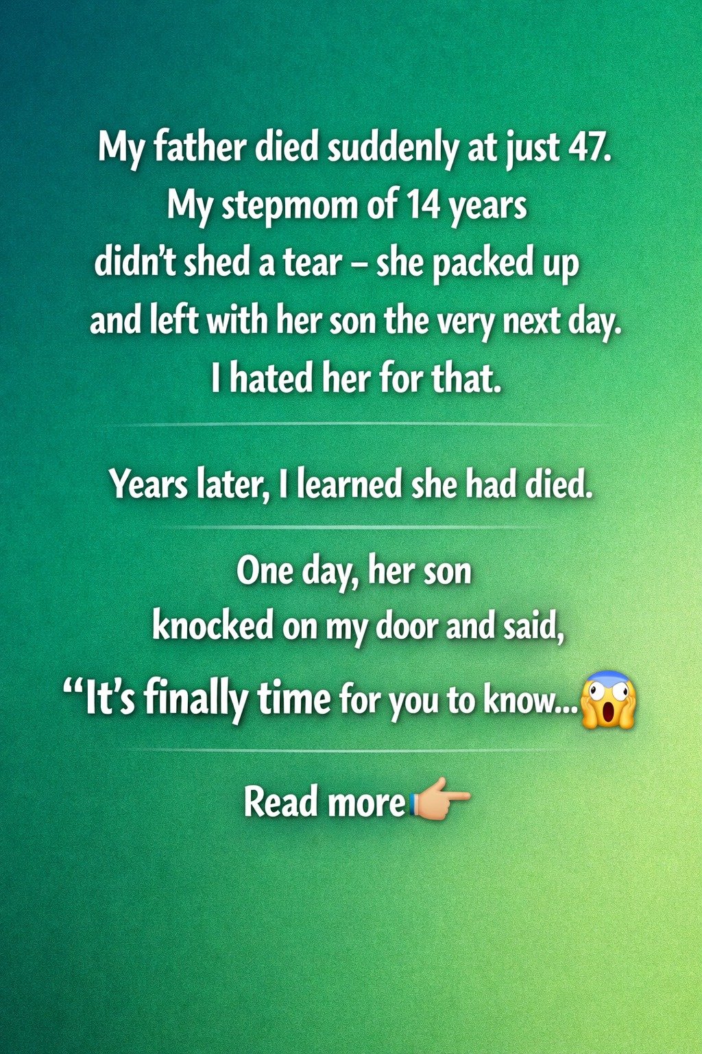 After My Father’s Death, I Misunderstood One Choice for Years — Until the Truth Came Knocking