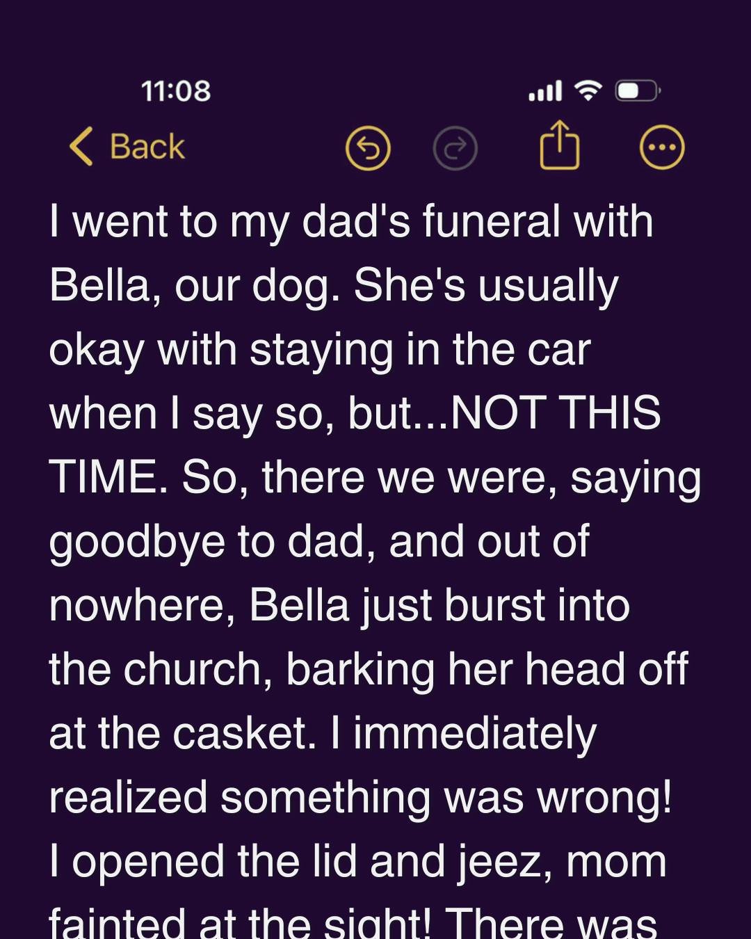 My Dog Barked at My Father’s Coffin — What I Found Inside Exposed a Terrible Truth