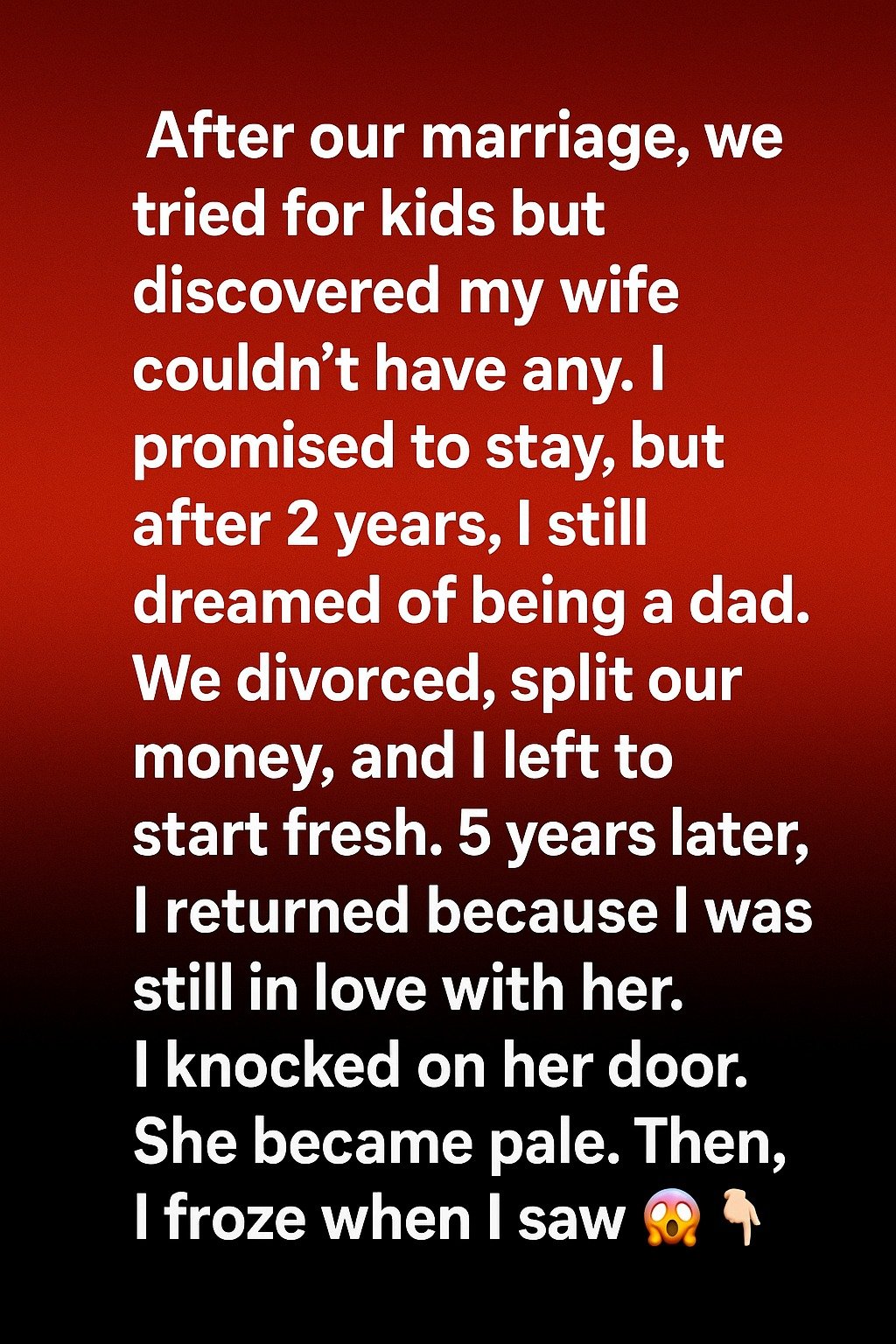 Five Years After We Parted, I Returned to Face the Love I Never Forgot