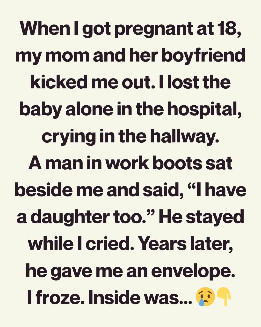 The Night I Lost My Baby, a Stranger Sat Beside Me—and Changed My Life