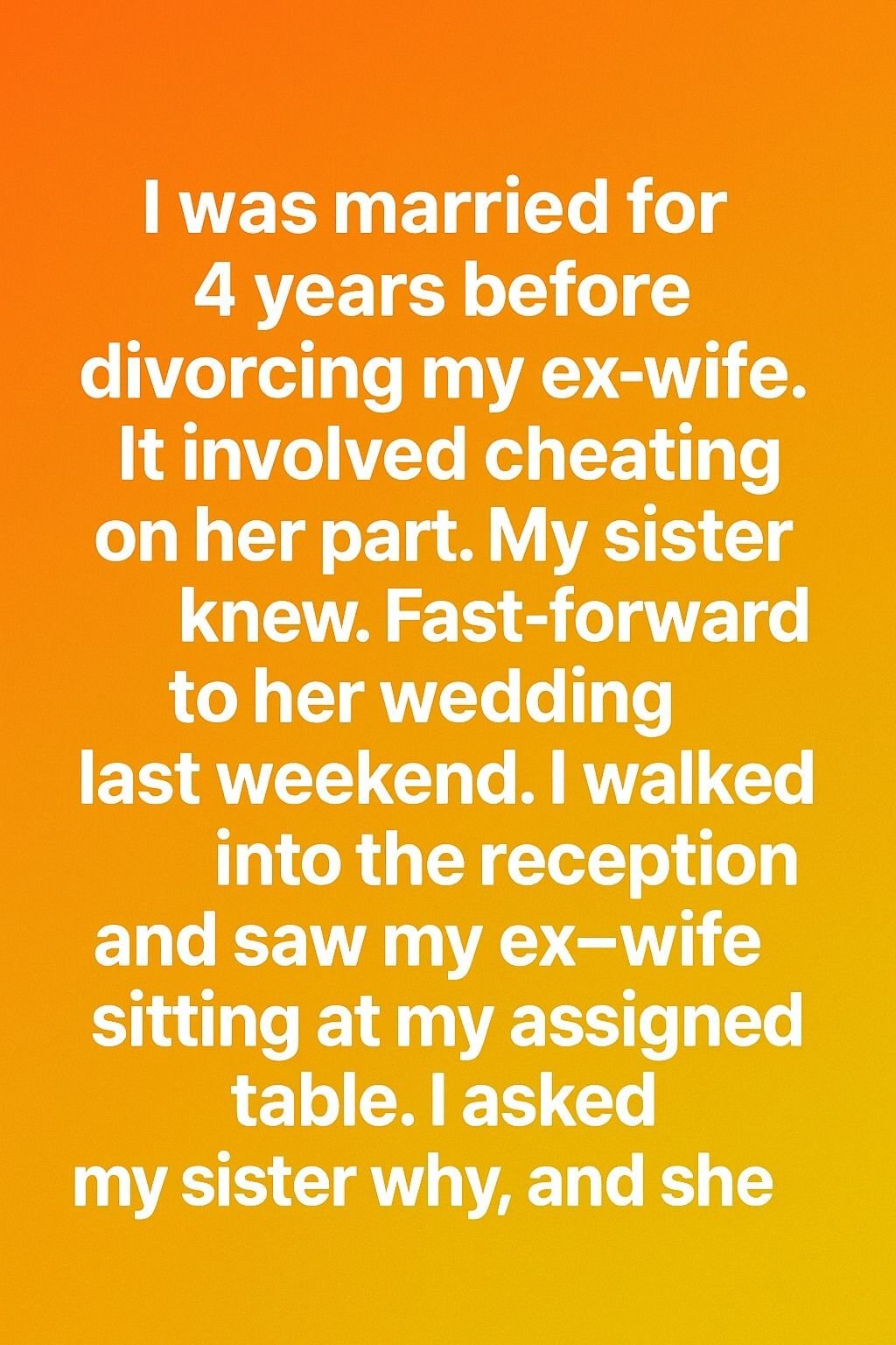 Facing Old Wounds in the Middle of a Celebration