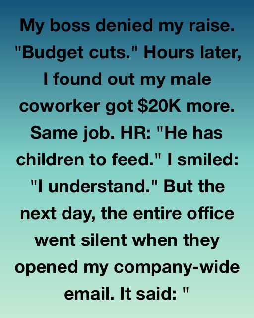 I Should Have Gotten That Raise