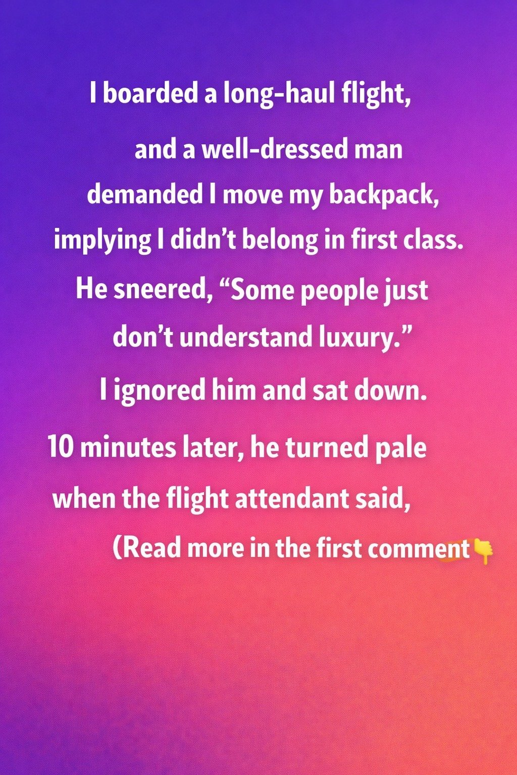 An Unexpected Moment of Perspective on a Long-Haul Flight