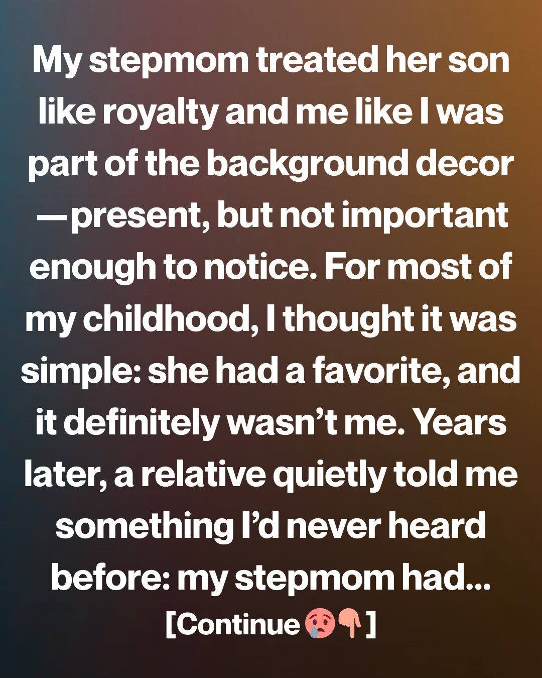 My Stepmother Ignored Me for Years — Then I Discovered the Painful Reason Why