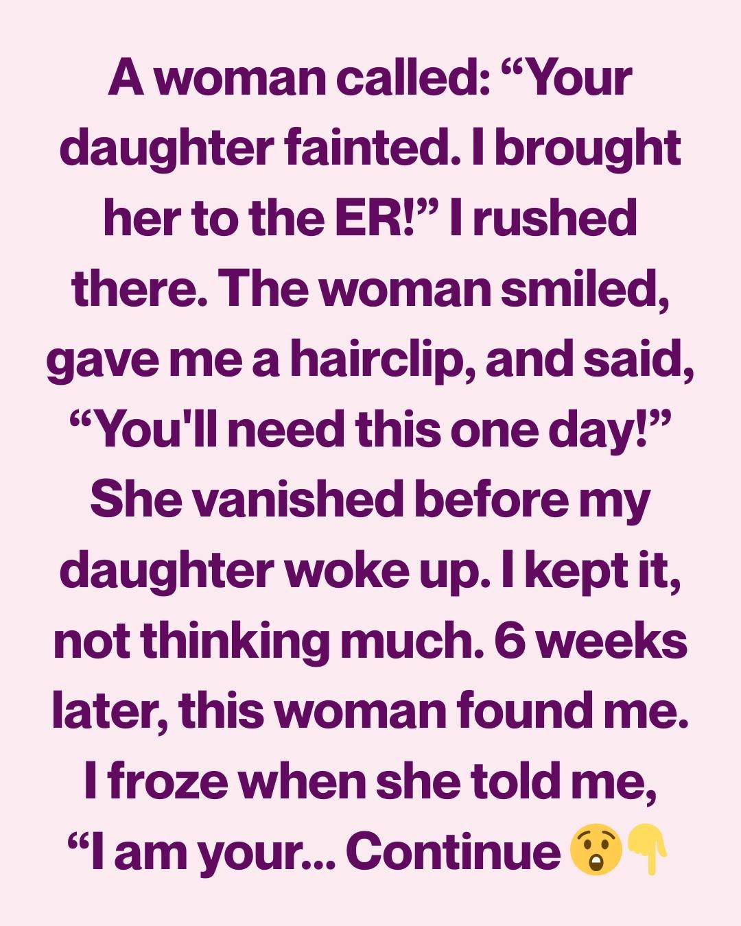 A Stranger Handed Me a Hair Clip in the ER — Six Weeks Later, She Knocked on My Door With the Truth