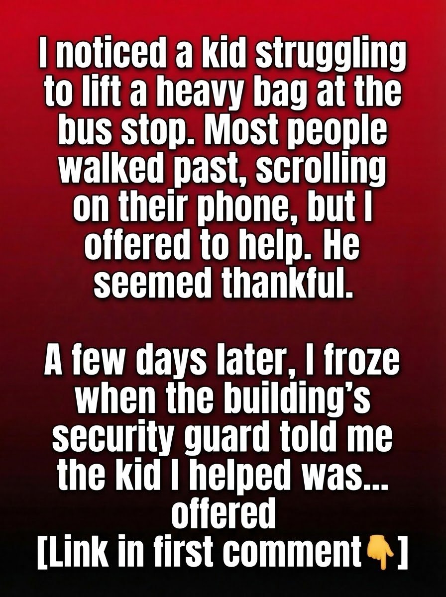 I Helped a Child Carry a Bag — and Learned the Quiet Power of Compassion
