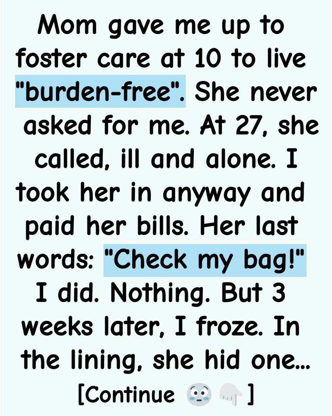 My Mom Left Me in Foster Care — Her Final Message Sent Me to a Door I Shouldn’t Have Found