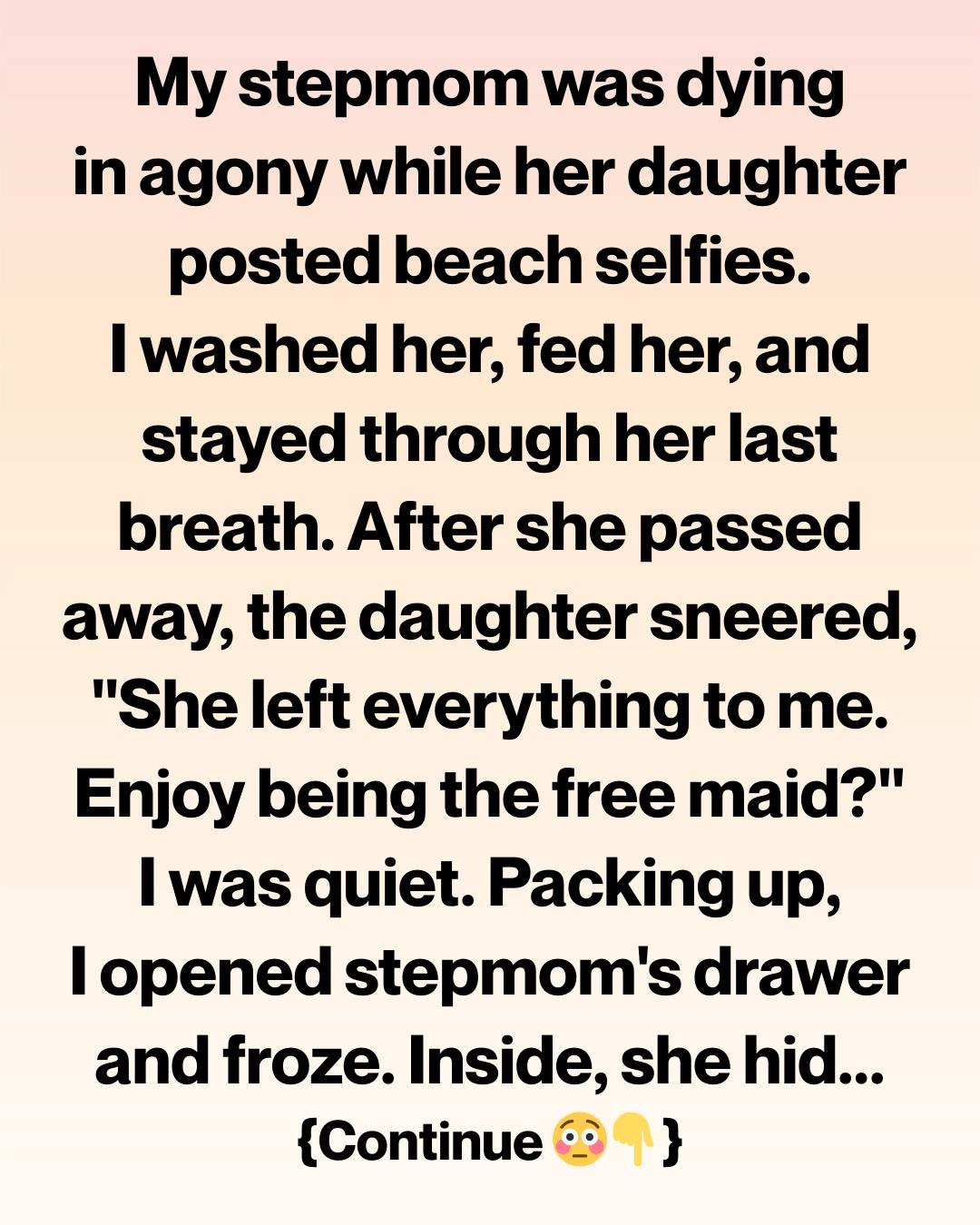 While Her Daughter Posted Beach Selfies, I Held My Stepmom’s Hand as She Took Her Last Breath