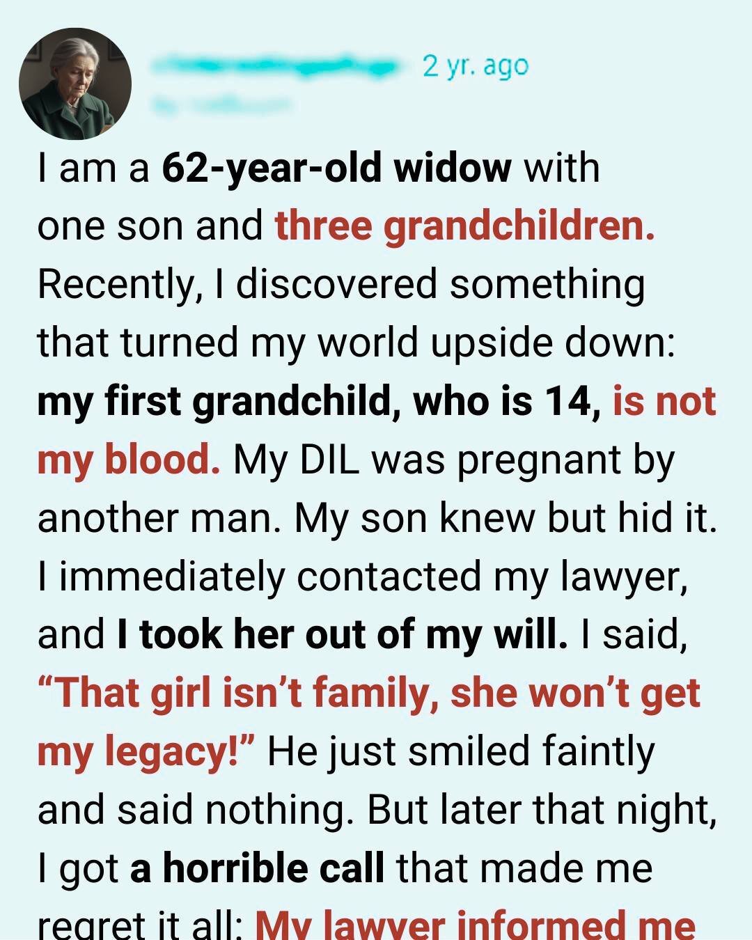 I Found Out My Grandchild Wasn’t Mine by Blood—What My Son Did Next Broke Me