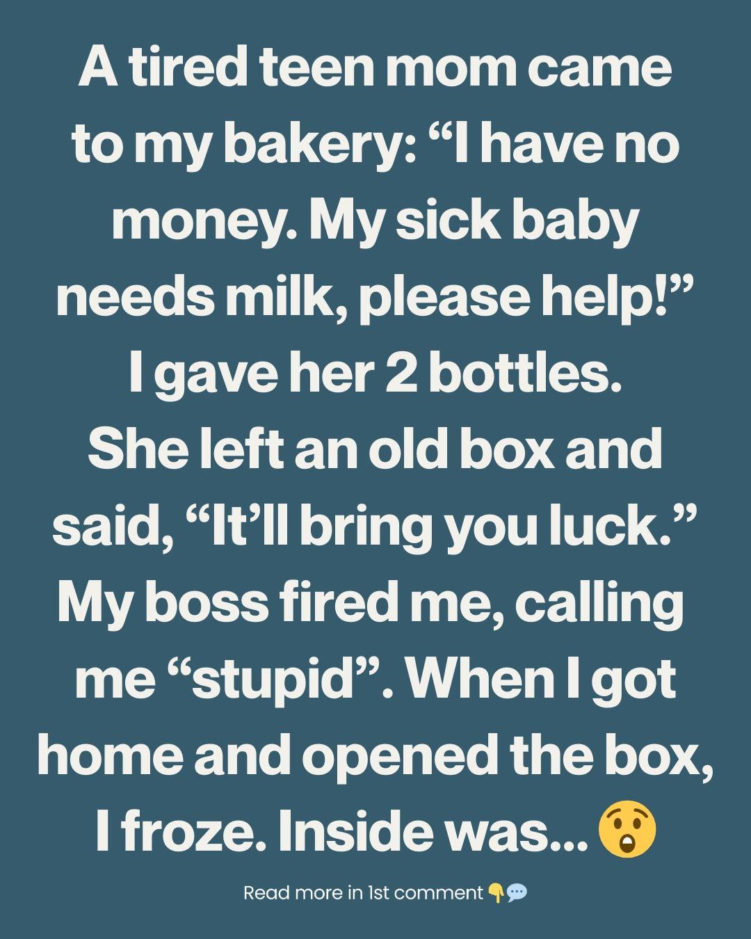 I Was Fired for an Act of Kindness… and the “Lucky Box” She Gave Me Changed My Life Forever