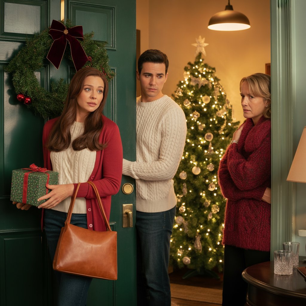 I showed up on Christmas Eve ready to celebrate, gifts in hand—until my mom blocked the doorway and my brother laughed, “Losers aren’t welcome here.”…