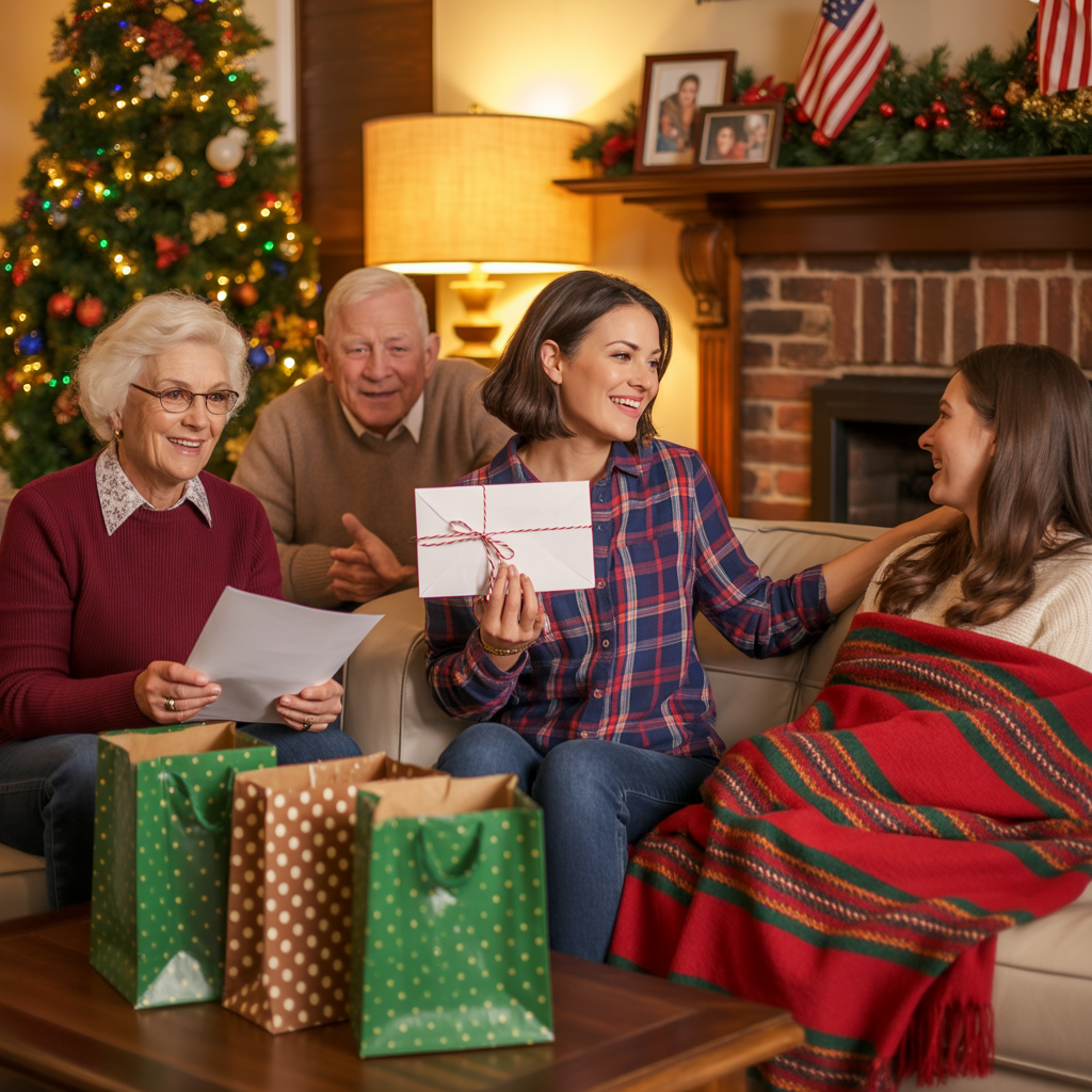 On Christmas, my parents handed my sister a house key and said, “We bought her a home — you’ll understand one day.” I stayed silent until Dad opened my gift. His face dropped. He finally understood, but it was too late…