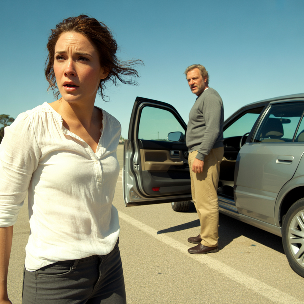 My sister went missing in the forest during a camping trip. We searched for thirty days, then stopped. Ten years later, I saw a woman standing by the roadside, her hair disheveled, her eyes empty. I was about to walk away when she whispered, “You still owe me a piece of candy.” My heart nearly stopped—because that was something only the two of us knew.