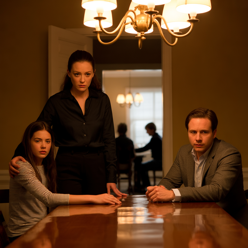 My Younger Brother Declared: “Your Daughter Won’t Be Invited To My Child’s Elementary School Graduation Party.” My Daughter’s Eyes Filled With Tears. I Looked At The Whole Family, Then At My Child – I Took Out My Phone, Stood Up, And What I Said Wiped The Smiles Off Everyone’s Faces.