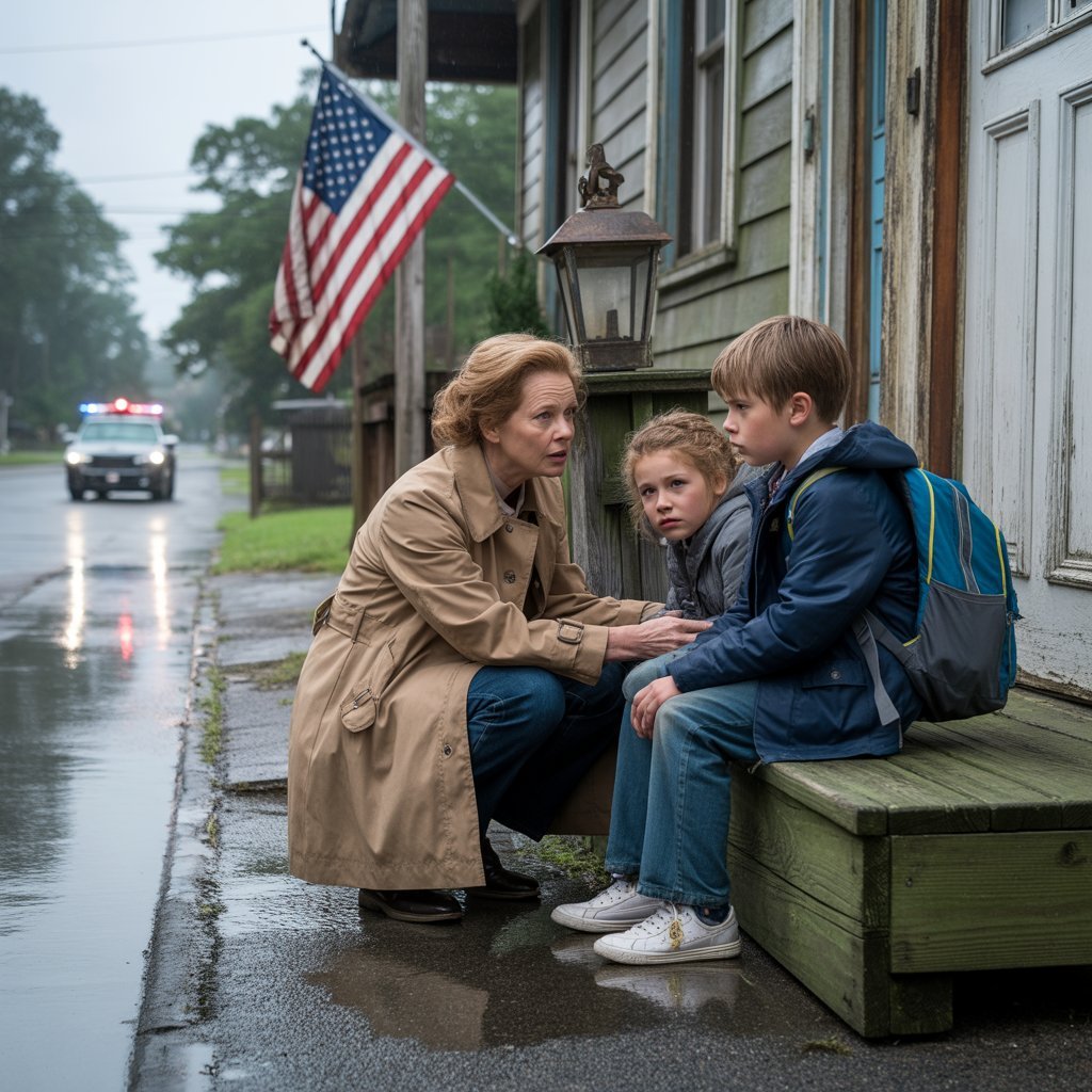 I said I couldn’t watch my grandkids that morning because I wasn’t home. But my daughter put them in a taxi and sent them to my house anyway—and the driver dropped them at the wrong address. Hours later, she got a call that changed everything.