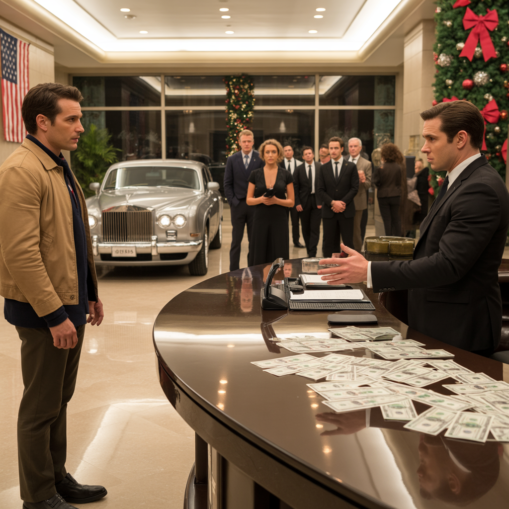 I Said, “I’m Buying This Car As A Christmas Gift For My Daughter.” The Staff Exchanged Looks And Tried Not To Laugh. They Clearly Didn’t Believe Me — Until The Man Standing Next To Me Quietly Paid The Full Amount On The Spot.