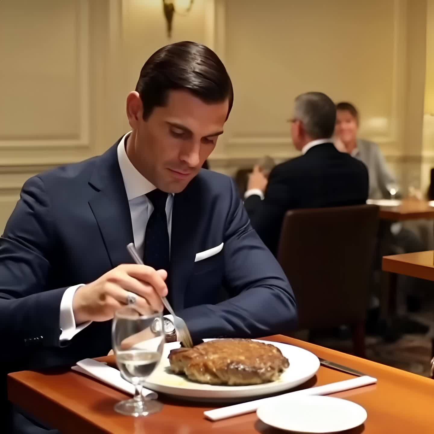 A Little Girl Walked Into an Upscale Restaurant and Whispered, “Sir… Can I Eat With