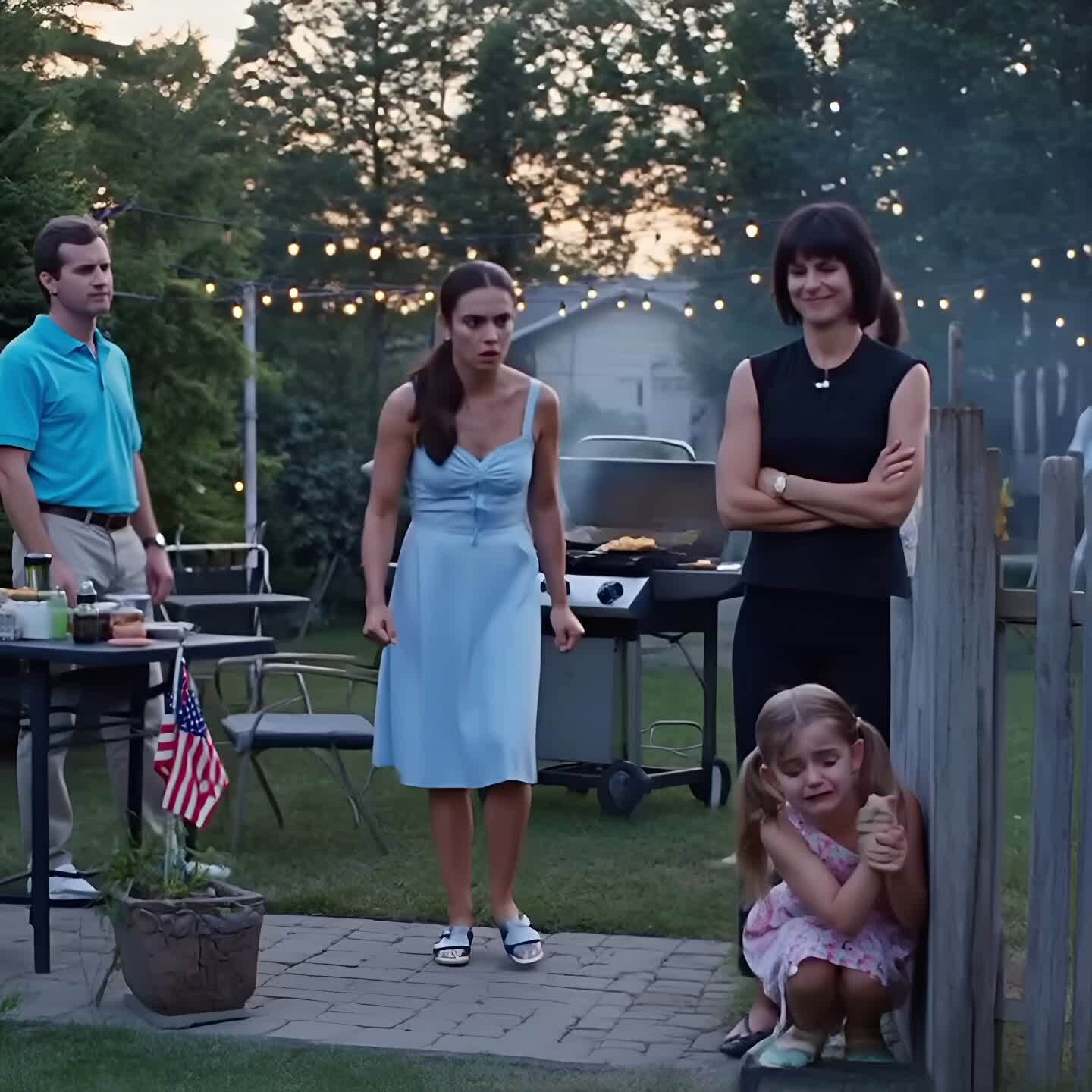 At The Family Party, I Found My 4-Year-Old Daughter Crying In The Corner With Her……