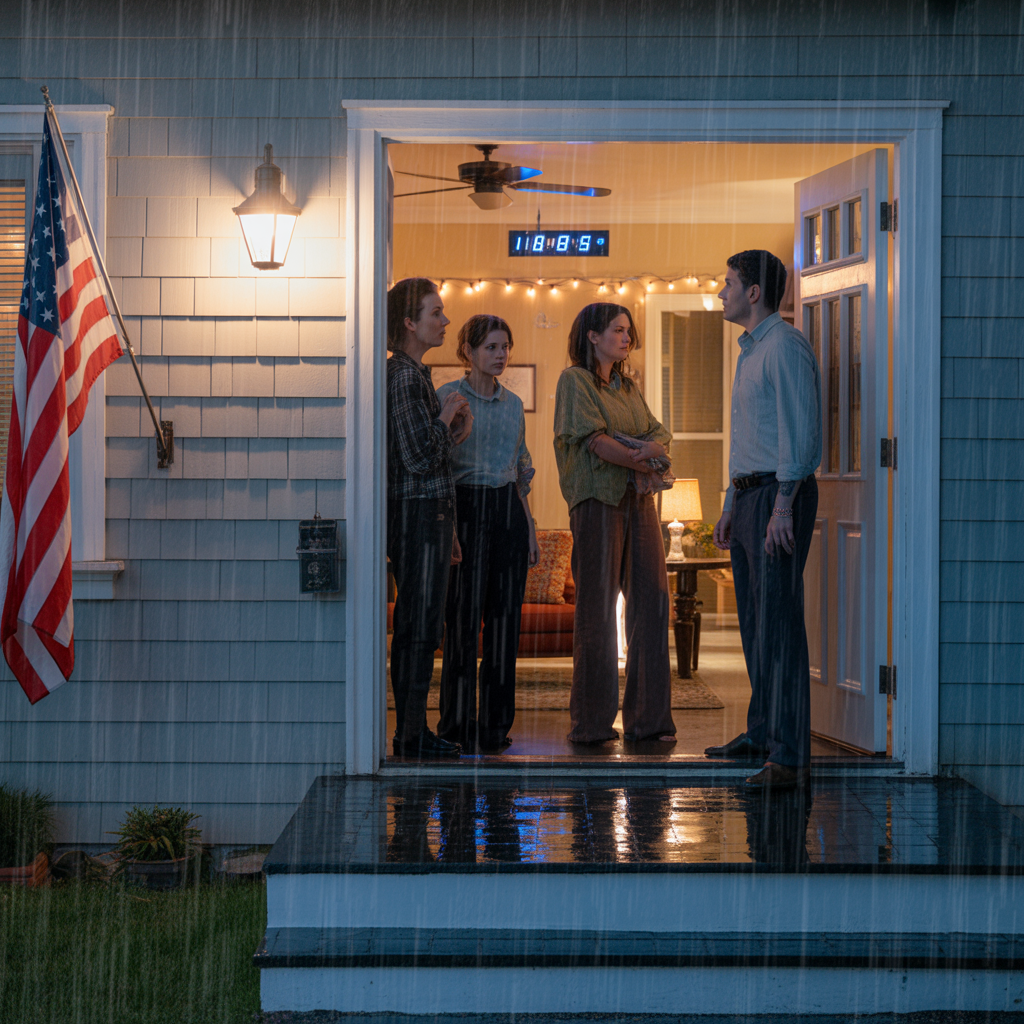 At 15, I Was Sent Out Into A Storm Because Of A Lie My Sister Told. My Dad Pointed At The Door And Said, “Leave. Don’t Come Back Tonight.” I Didn’t Argue—I Just Walked Away. Three Hours Later, My Phone Rang… And The Caller Was An Officer With News That Changed Everything.