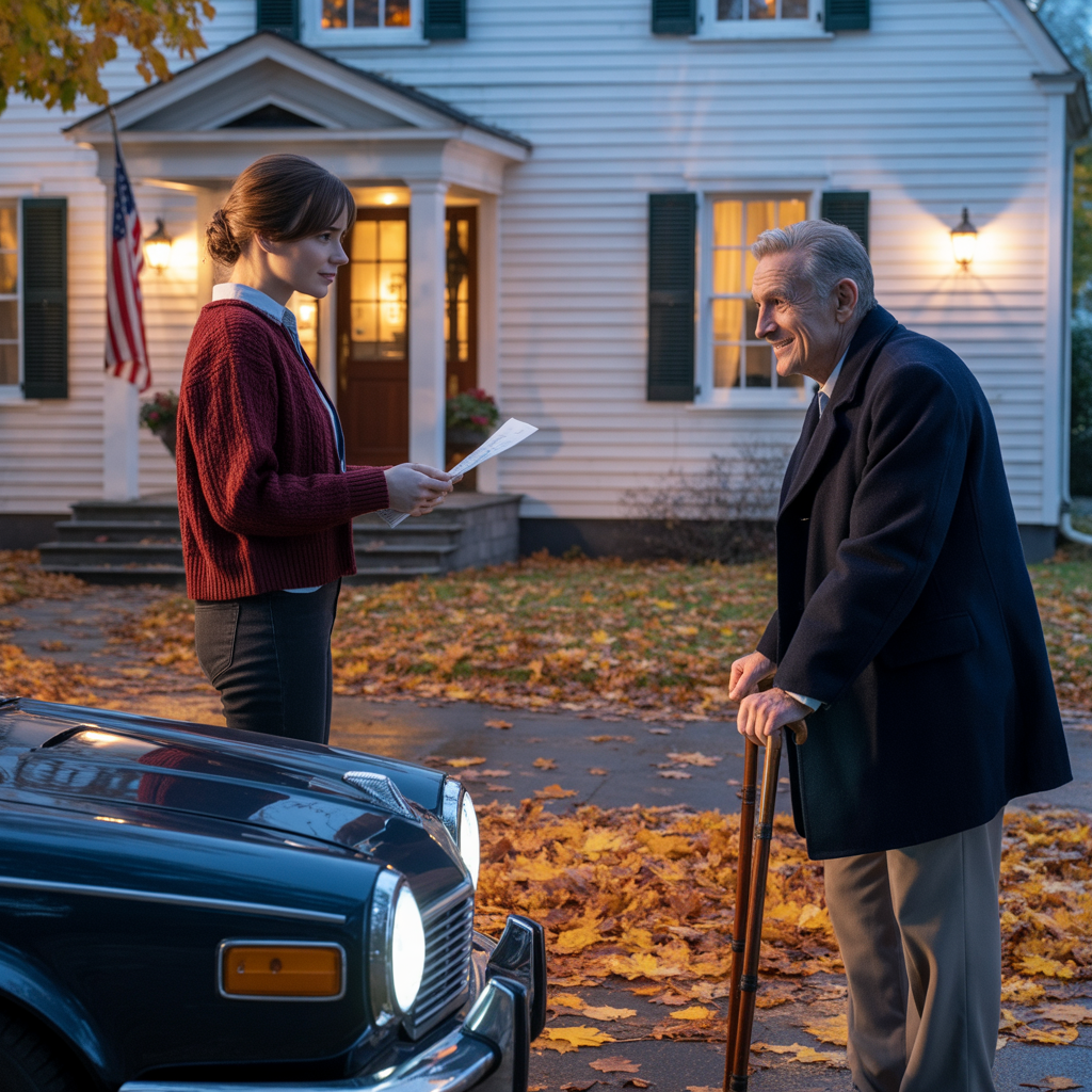 My Mother Slammed the Door in My Face, Telling Me to “Go Home.” Minutes Later, the Grandfather We Thought Was Dead Stepped onto the Porch, Pointed at the House, and Rumbled: “I Hear There Is an Accounting Tonight.”