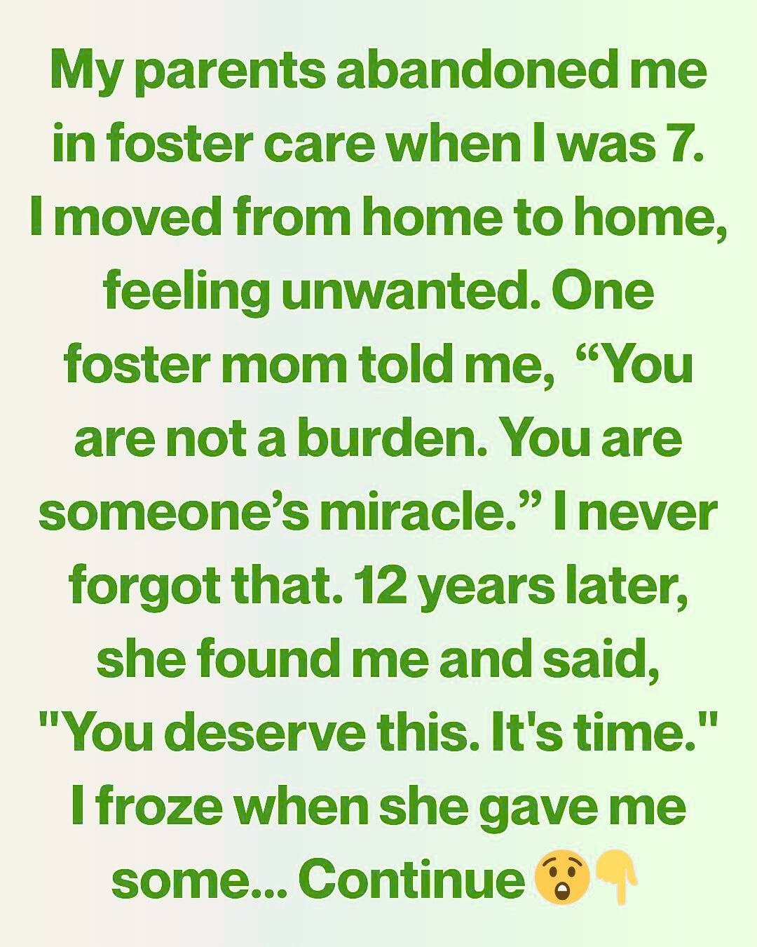 I Grew Up in Foster Care Feeling Invisible — Until the Woman Who Believed in Me Came Back