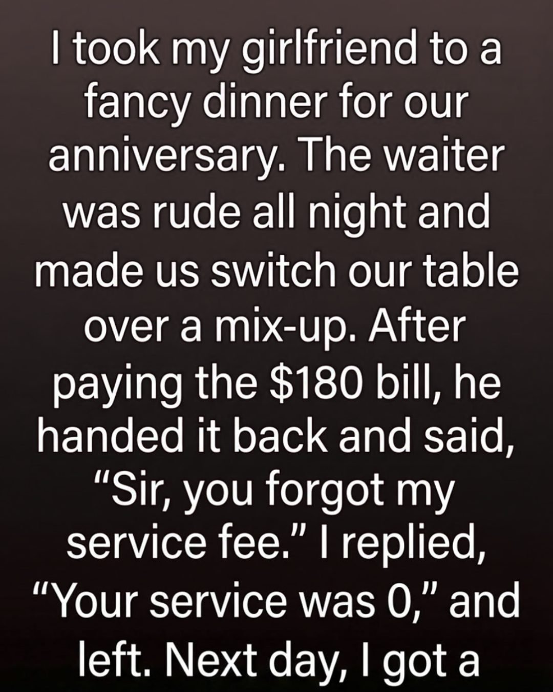 When a Celebration Turned Into a Lesson