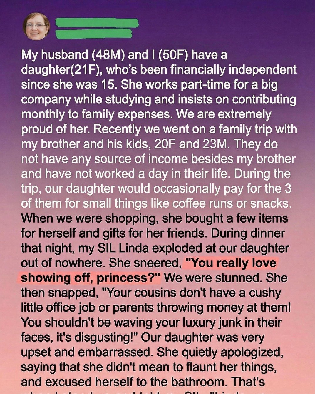 A Daughter’s Independence and the Lesson It Taught Everyone