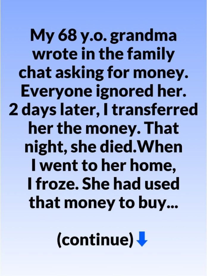 Her Final Gift: A Grandmother’s Loving Message That Stayed With Me