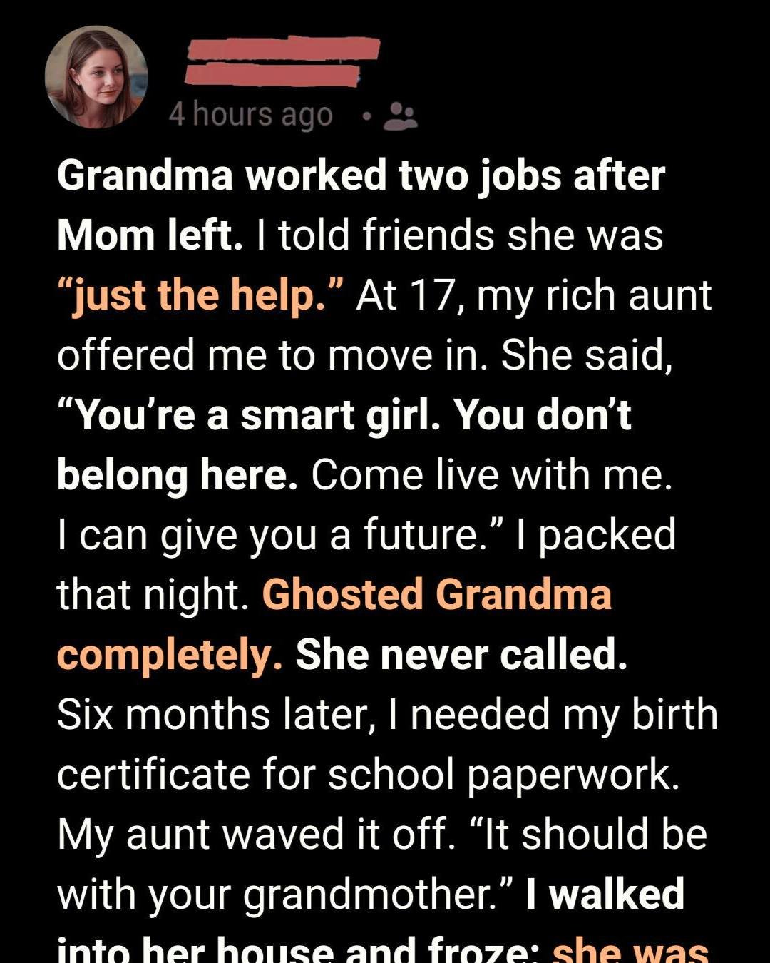 I Once Called My Grandma “Just the Help” and Left at 17 — Coming Back Changed Me Forever