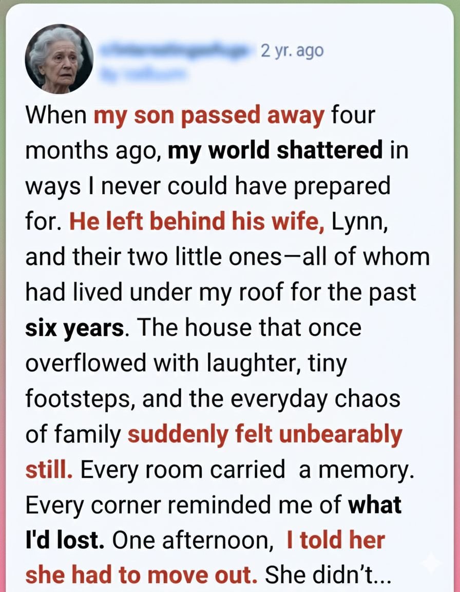 I Lost My Son—Then I Drove His Widow Out of My House. What She Left Behind Destroyed Me
