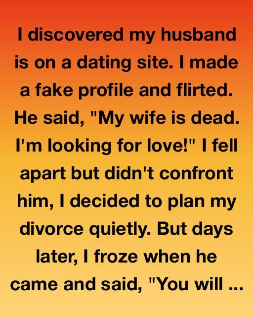 I Pretended to Be Someone Else Online — What My Husband Said Changed Everything