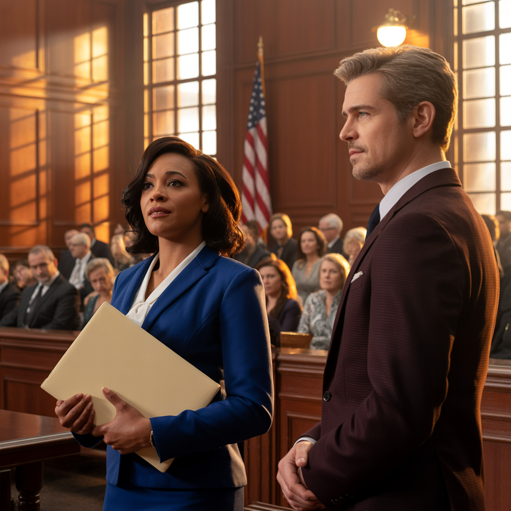 I represented myself in court. My husband laughed. “You’re too poor to hire a lawyer,” he said. Everyone agreed. I stood up and started speaking. After my first sentence, the courtroom froze…