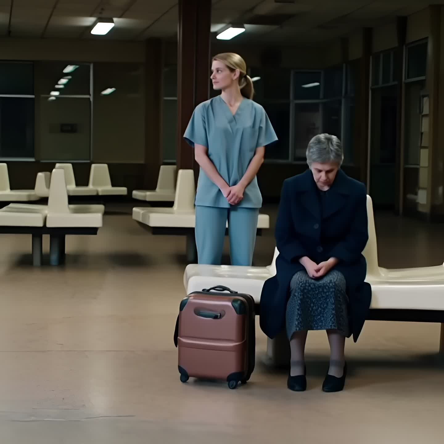 The night my son said I was “too old to be helpful”… and a stranger at the bus station called her dad: “I found her.”