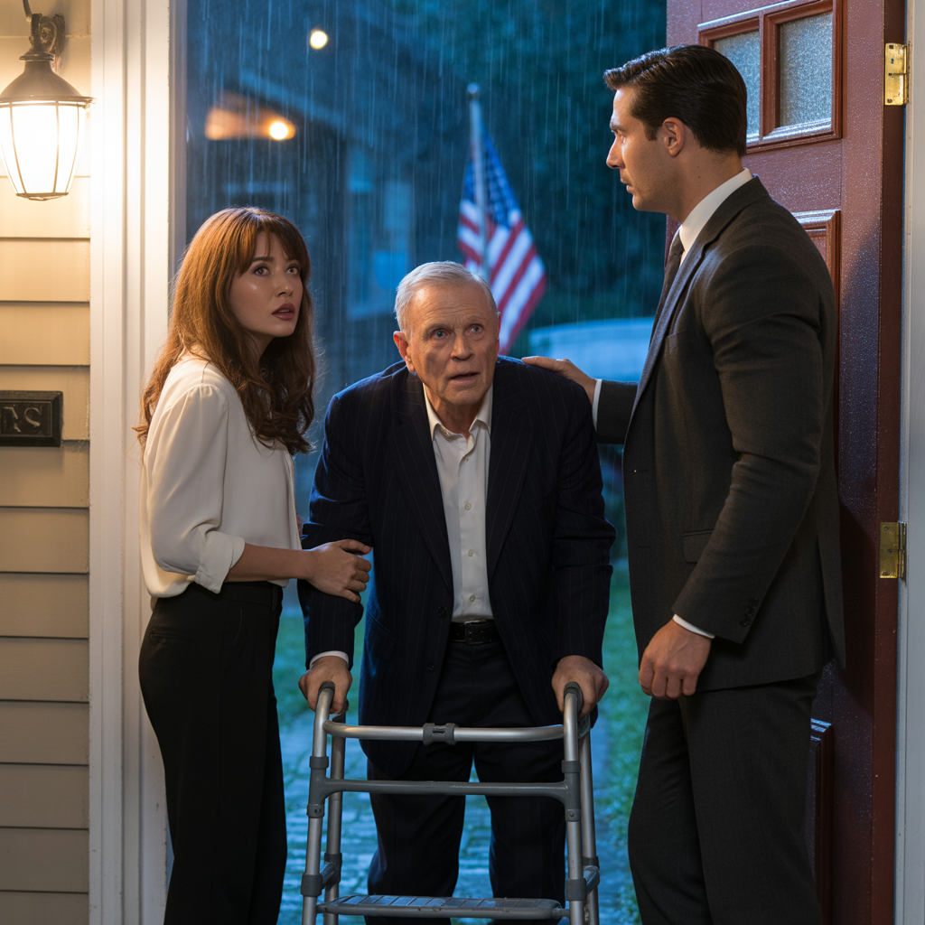 .I Was Forced Out Into A Storm Because Of A Lie My Daughter-In-Law Told. My Son Shouted, “Get Out Of My House—I Can’t Deal With This Anymore.” I Walked Away With No Money And No Phone. Three Hours Later, The Hospital Called Sounding Alarmed… And My Son Froze When…